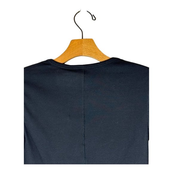 Everlane Black The Supima Micro Rib Crew Neck Short Sleeve Tee Size S NWT - Picture 6 of 9